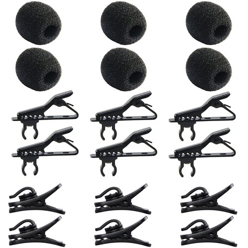 18pcs lapel microphone clips - 18pcs,